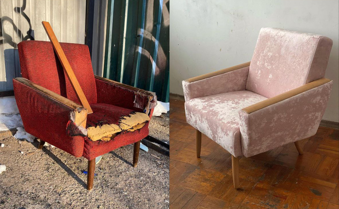 Как изменить вид гостиной, сменив обивку кресла: 15 фото кресел до и после