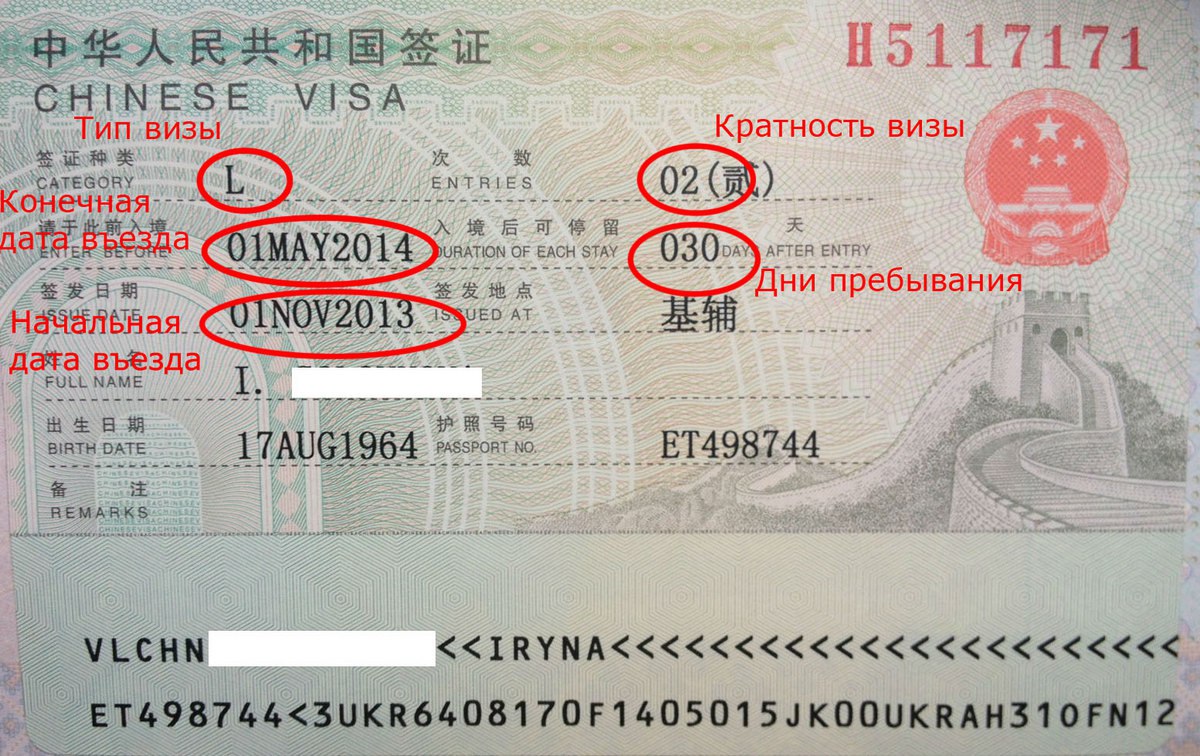 виза в тайвань требования