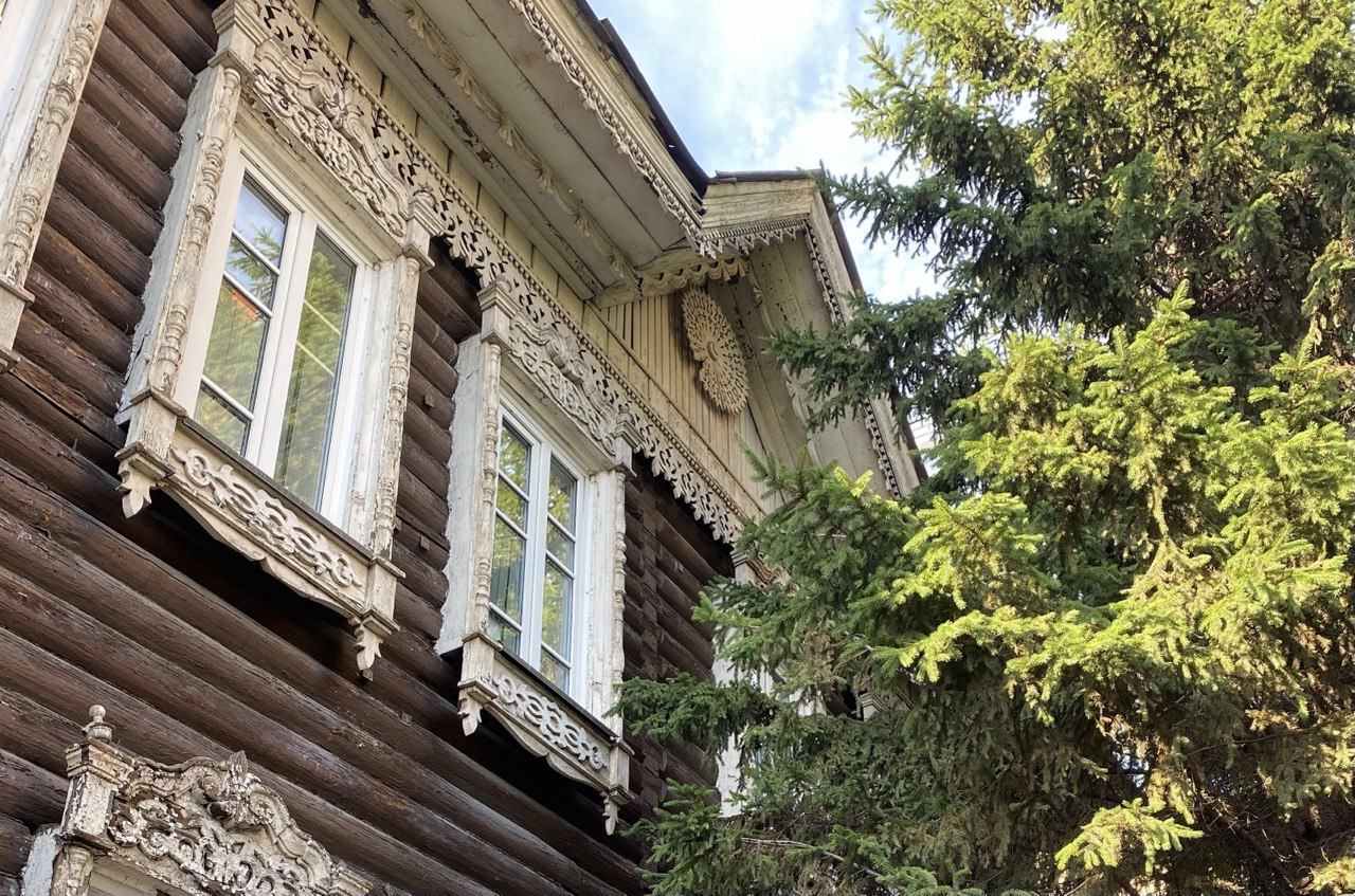 Историческое дание хостела Тайга в Новосибирске