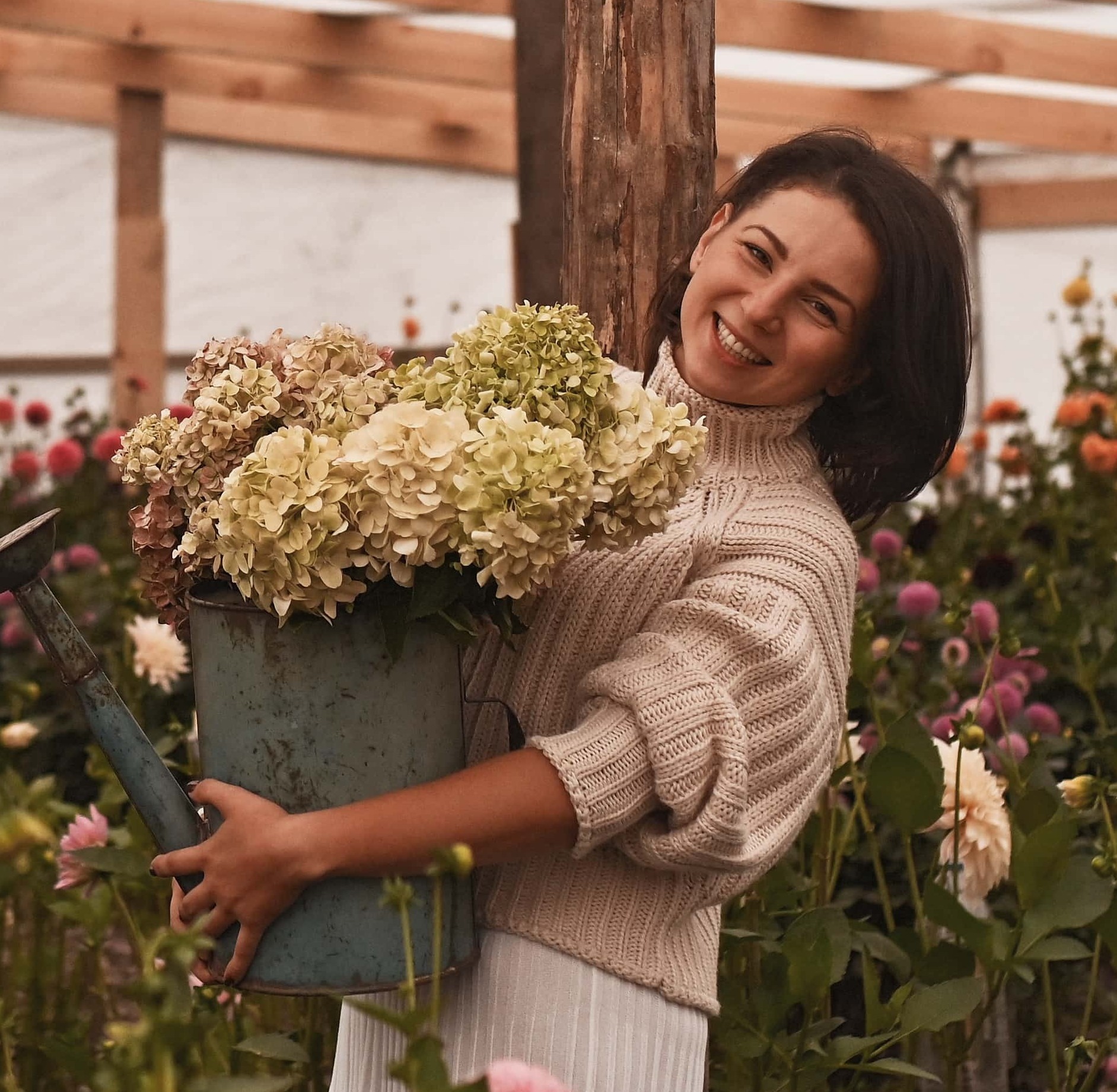 Анастасия Ефимова, владелица цветочной фермы «Далия» Тюменской области