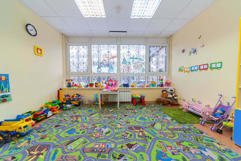 Комната для игр в частном детском саду